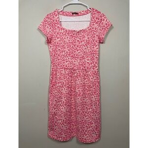 J. McLaughlin Emma Catalina Cloth Dress in Pink Floral Size Small Preppy Coastal